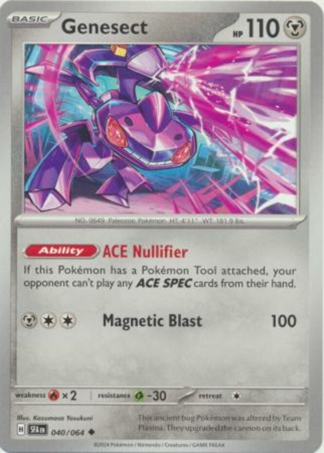 Genesect - 040/064 - Uncommon (Near Mint) Shrouded Fable - Metal Pokémon