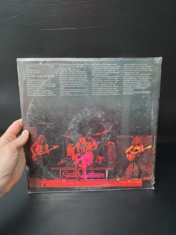 Ted Nugent Self Titled Lp Vinyl OG 1975 1st Press SEALED/NEW OLD STOCK VG+/Mint - Image 2 of 4