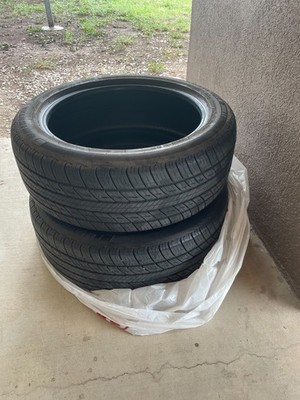 2 Uniroyal Tiger Paw Touring A/S 215/50R18 92V Tires   Used   Lot of 2
