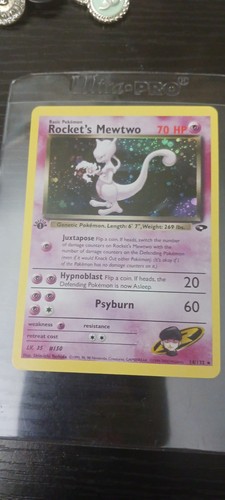 Pokémon Rocket's Mewtwo 2000 1st Edition Holo 14/132 70HP
