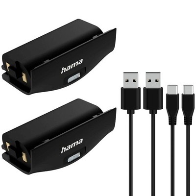 Hama Lade-Set 2x Akku + USB-Ladekabel für XBOX Series S / X Wireless Controller