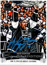 2024-25 The Cup Anze Kopitar Signature Renditions Auto