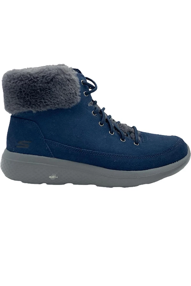 Skechers sales boots navy