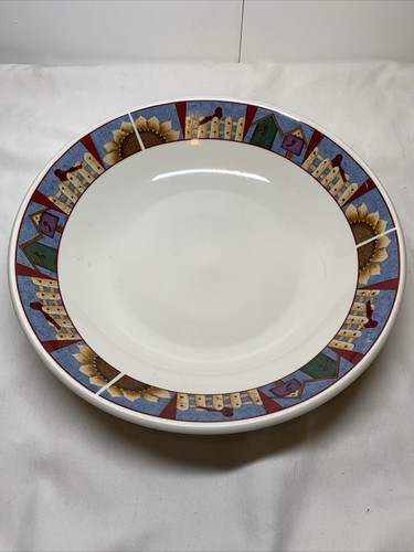 Majesticware by Sakura Leslie Beck 1999 Picket Fences 12.5” Serving Bowl - Picture 4 of 7