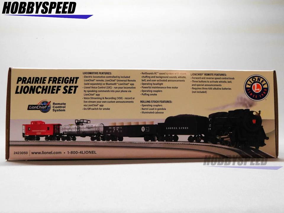 LIONEL LINES PRAIRIE FREIGHT LIONCHIEF TRAIN SET O GAUGE bluetooth 2423050 NEW - Image 3 of 4