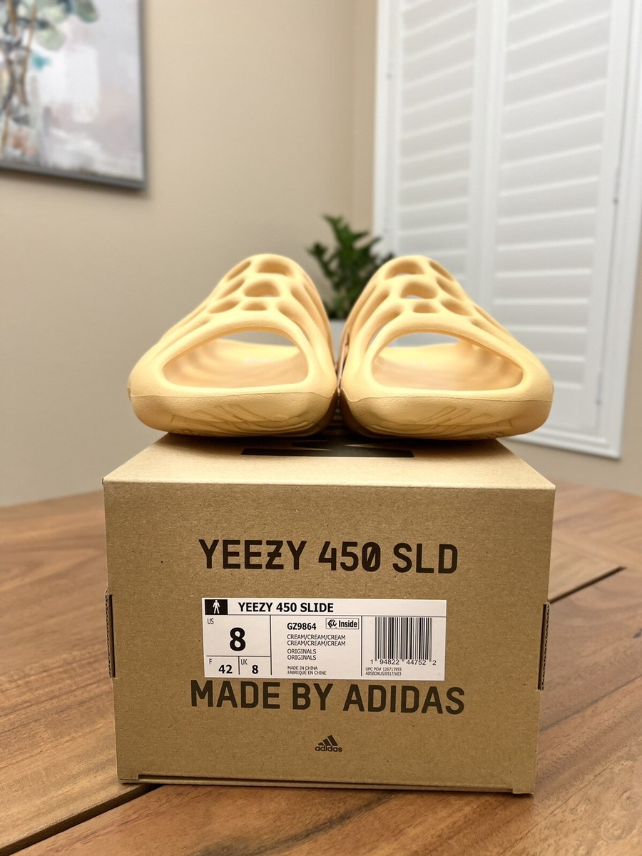 Adidas Yeezy 450 Slide Cream Men Size 8 #GZ9864 Brand New | eBay display picture 1
