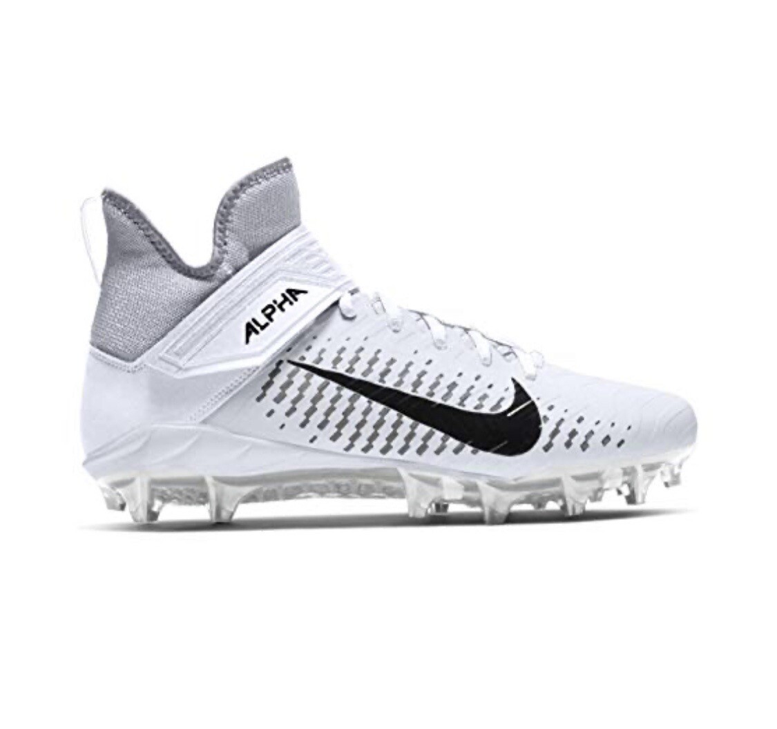 Nike Alpha Menace Pro 2 Mid Cleats AQ3209-100 White Sizes 11.5 | eBay