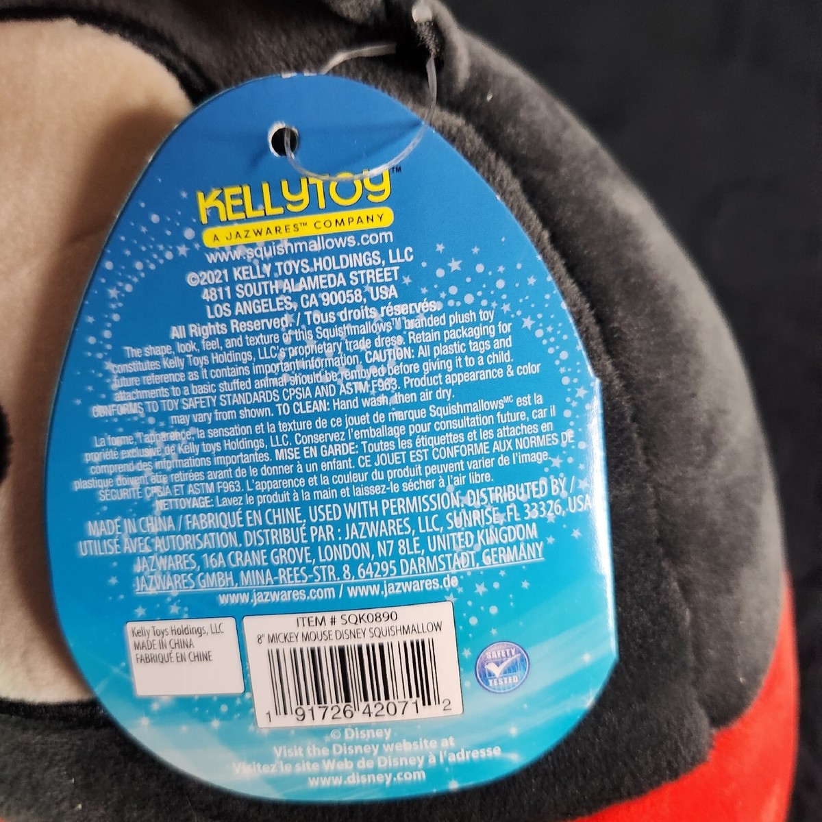 New Squishmallow Disney's Mickey Mouse 8