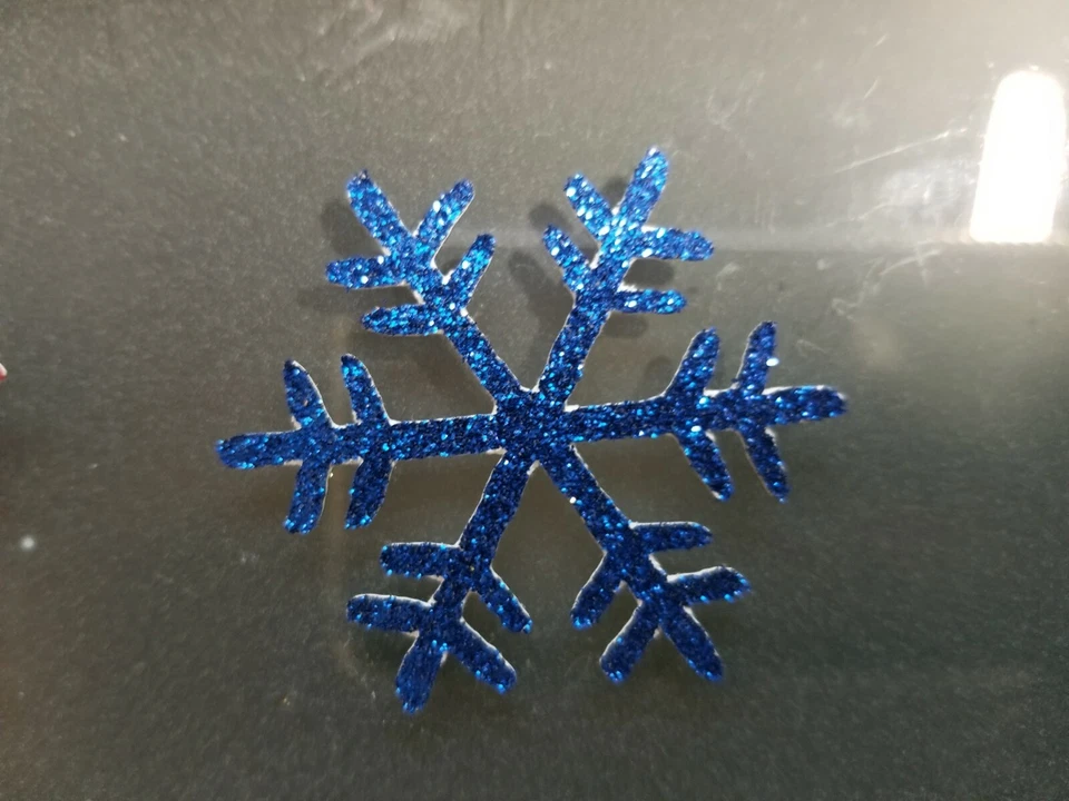 Campanas de Navidad Copo de Nieve Reno Brillo Cupcake Decoración para Pasteles Foto 3 de 4