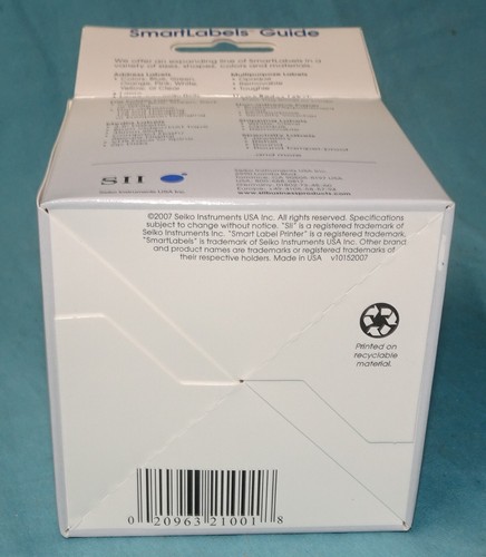 1040 labels = Seiko SLP-2RLH White Address Large Capacity Rolls 1 1/8" x 3 1/2" - Picture 12 of 12