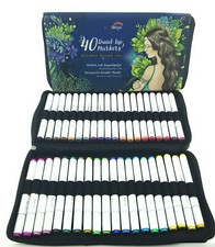 Colorya 40 Originals Alkohol Marker Stifte und Blender Graffiti Stifte