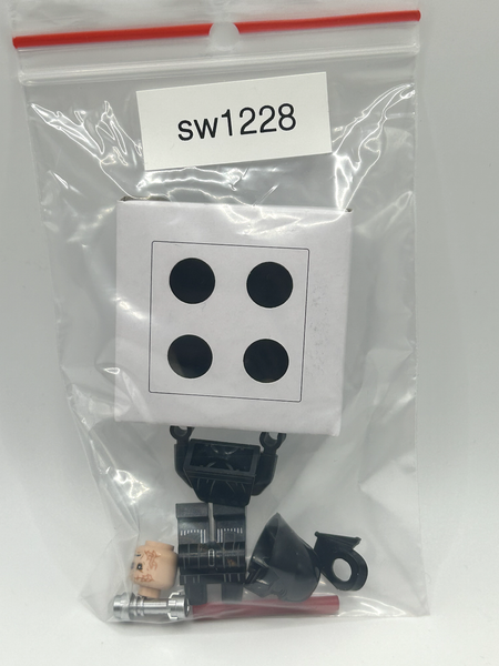 Lego Star Wars Minifigur Darth Vader Sw1228 Aus Set 75334 Unbespielt-image