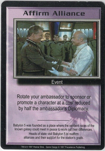 Babylon 5 CCG Promo Ed Individual Card Sale Near Mint or Better. - Picture 9 of 11