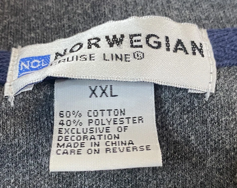 Norwegian Cruise Line XXL Polo Shirt Embroidered Staff 2XL - Image 4 of 4