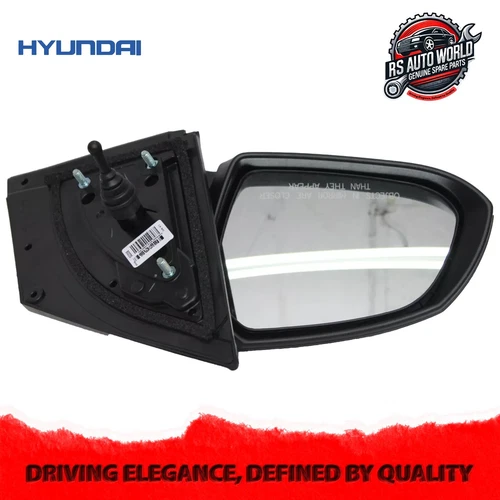 Hyundai Oem rear view side mirror left side for grand i10 2013-20 87610B4210