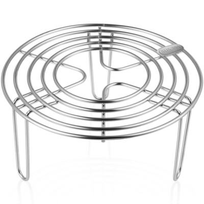Baking Steam Holder Round Wire Cooling Rack Egg Steamer Kitchen Tool