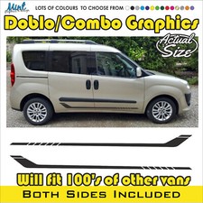 Fiat Doblo Combo Micro CAMPER ANY AGE van Motorhome GRAPHICS DECALS FREE P&P 023