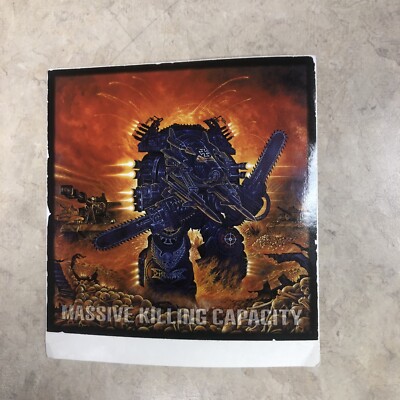 DISMEMBER ''Massive Killing Capacity'' 1995  Promo Sticker,death metal,