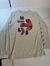 Xersion Quick-Dri Hustle Long Sleeve Creme Color Shirt Size XL 18/20