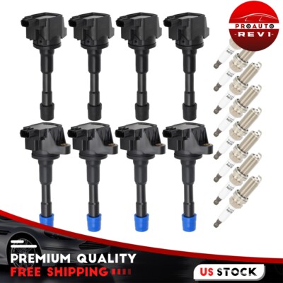 8 Ignition Coil & Iridium Spark Plug For 2010-14 Honda Insight 1.3L UF627 UF628