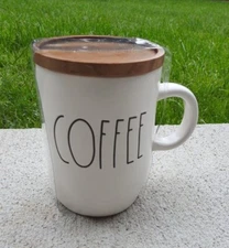 Rae Dunn Artisan Collection Magenta COFFEE 18oz Coffee Mug