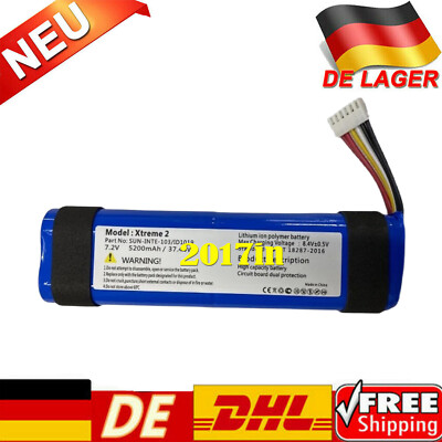 ID1019 SUN-INTE-103 Batterie Battery Akku Für JBL Xtreme Speaker  2INR19/66-2
