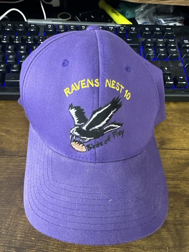 Ravens Nest 10 Fireside Inn Glen Burne, MD Flexfit Hat - Afbeelding 1 van 3