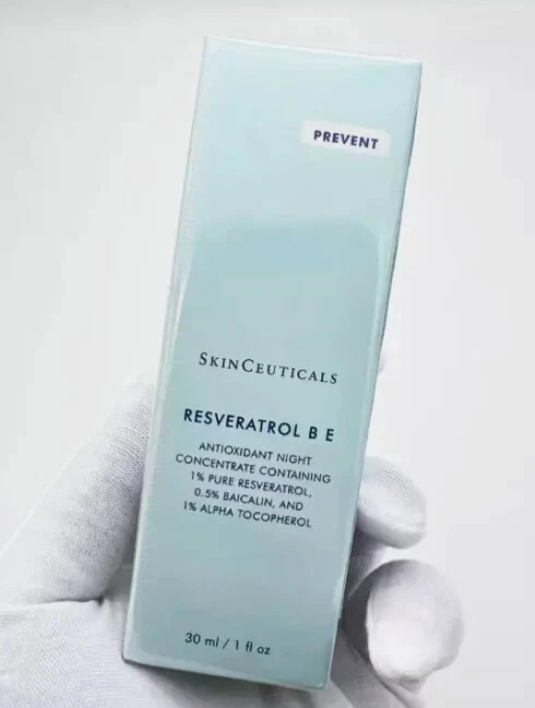 SKINCEUTICALS RESVERATROL B E ночь 1 унц / 30 мл новый в коробке запечатанный EXP-2027 - Изображение 2 из 4