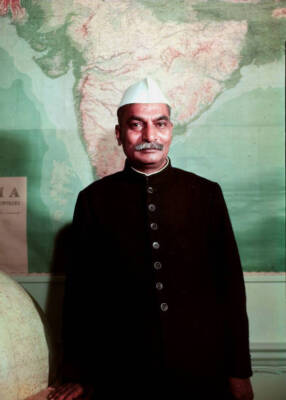 Dr Rajendra Prasad the President of India portrait 1950 Historic Old Photo