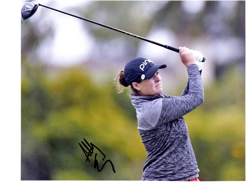 Ally Ewing LPGA star hand signed autographed 8x10 golf photo Mississippi State M