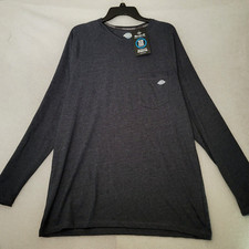 Dickies Cooling Shirt Mens 2XL XXL Blue Lightweight Work Long Sleeve UV 30 NWT