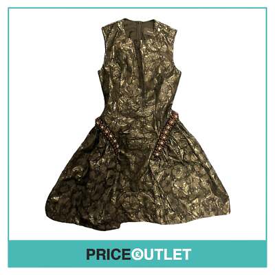Simone Rocha - schwarzes Kunststoff Perlen Kleid - Größe 6 - BRANDNEU MIT ETIKETT