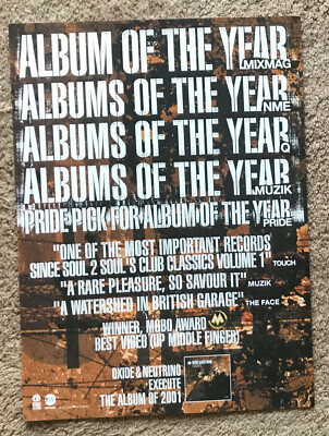 OXIDE & NEUTRINO - EXECUTE 2002 Full page UK magazine ad