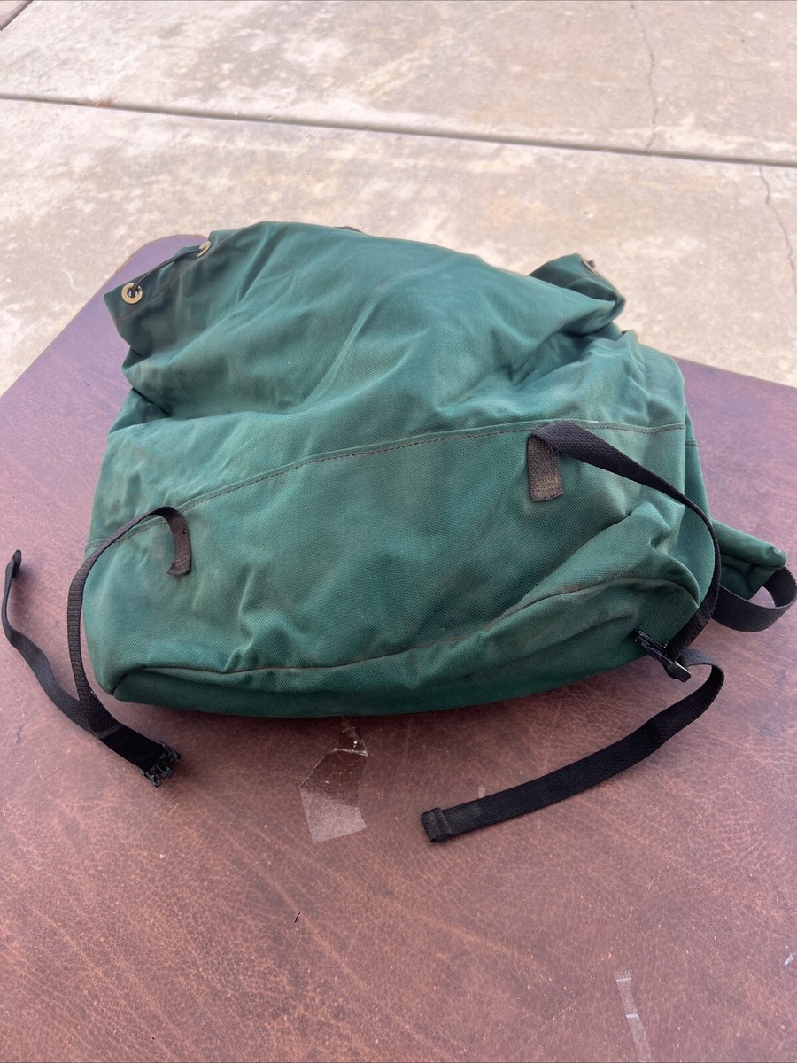 FSS Forest Service Packsack Benchmark Green Backpack Made in FSS Forest Service Packsack Benchmark Green Backpack Made in
