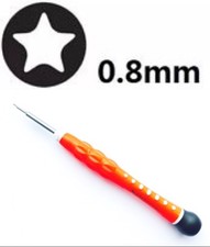 5-Point Star P2 Pentalobe PL1 Screwdriver for iPhone 7 8 XS 11 0.8mm 12 13 SE 14