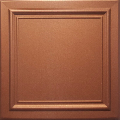Ceiling Tiles Glue Up 20'' x 20'',  Decorative, Styrofoam, ZETA Metallic Copper