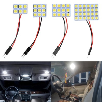 6/9/12/24 LED 5050 SMD Light Panel Board Car Interior Dome Reading Lamp DC 12V