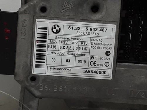 6942487 Commutatore Avviamento per BMW SERIE 7 (E65/E66) 745i 2005 3424657 - Foto 5 di 18