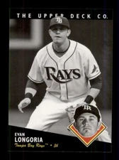 2008 UPPER DECK TIMELINE #180 EVAN LONGORIA ROOKIE RC TAMPA BAY RAYS