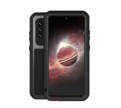 Love Mei Heavy Duty Powerful Case for Samsung Galaxy A72 Shock Proof White