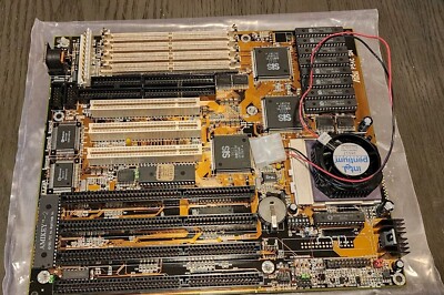 MSI PCI P54C SI4 MS5118 Socket 7 AT motherboard ISA EDO Pentium 133 Cpu