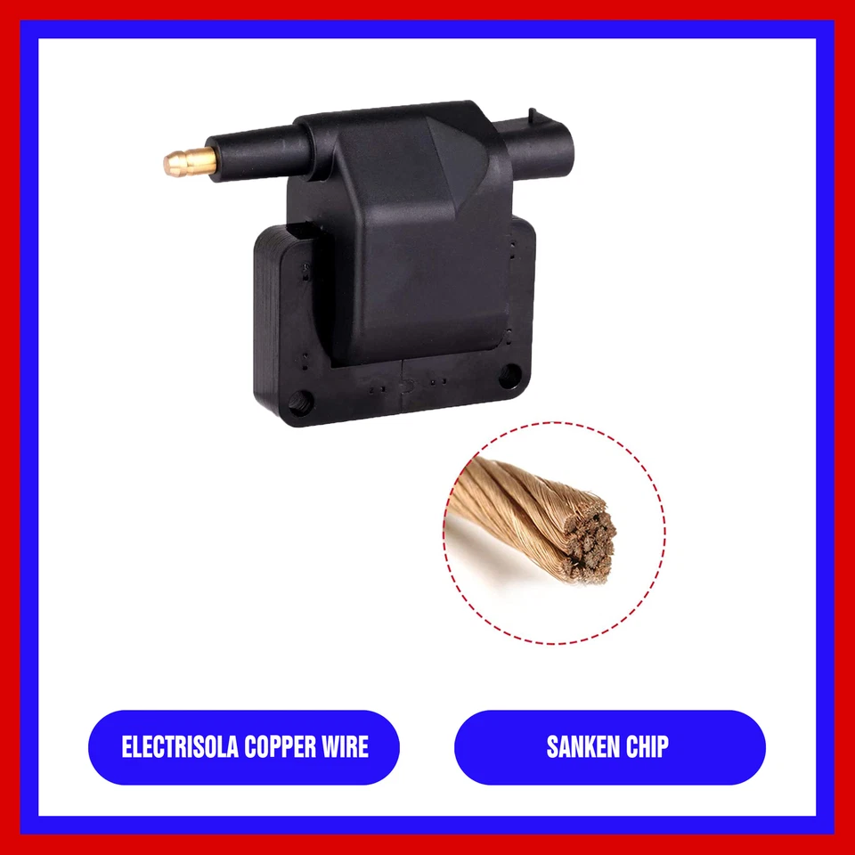 1ШТ КАТУШКА ЗАЖИГАНИЯ 1991 1992 1993 1994 1995 19961997 JEEP WRANGLER 4,0 Л L6 UCR259 - Изображение 3 из 4