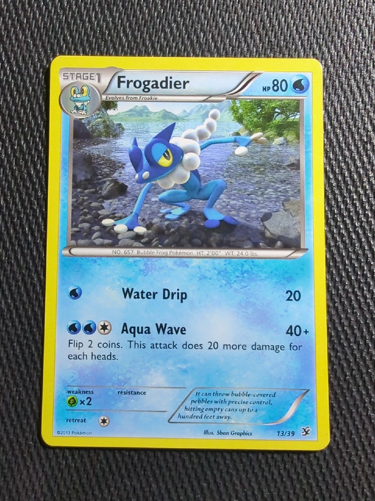 Pokémon TCG Frogadier XY Kalos Starter Sets 13/39