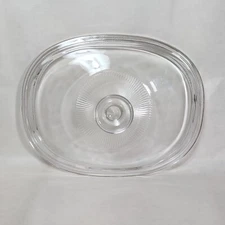 Pyrex F-12C Fluted Lid for Corning Ware 1.5 Quart Oval Casserole Dish F-12B