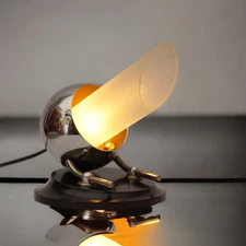 Design Art Deco Table Lamp "CANON" Desk Light Bakelite Unique Light