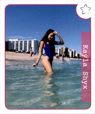 Sticker 42 - Panini - Webstars 2018 Girls - Kayla Shyx
