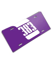 1970 Plymouth Barracuda 'Cuda 383 Design Novelty License Plate - Aluminum - 16 c