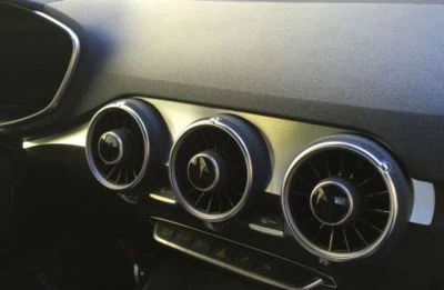 Embellecedores boquillas de ventilación aluminio real se adapta a Audi TT 8S MK3 TTs TTRS - Imagen 1 de 4
