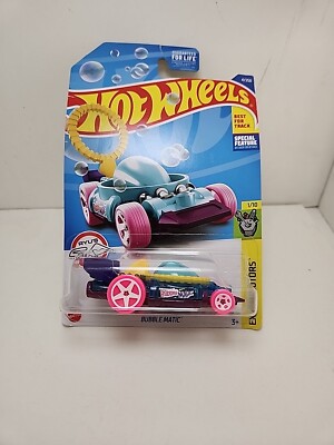 Hot Wheels Bubble Matic Maker Blower Hand Held Pink Bubble s Special Feature