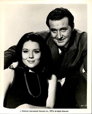 BR58 1974 Rare Original Photo DIANA RIGG PATRICK MACNEE The Avengers Spy Stars
